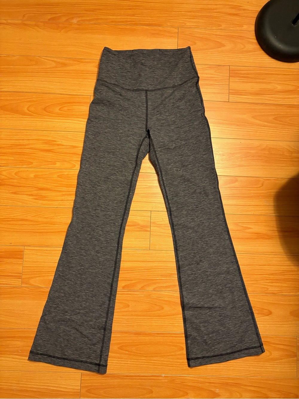 Lululemon dark heather grey flare leggings